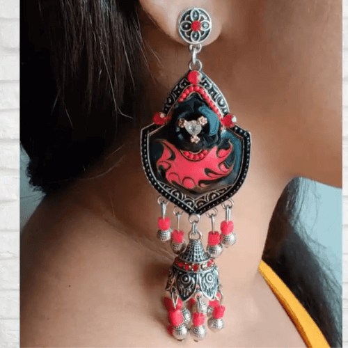 Ethnic Boho Chic Dangler Earrings