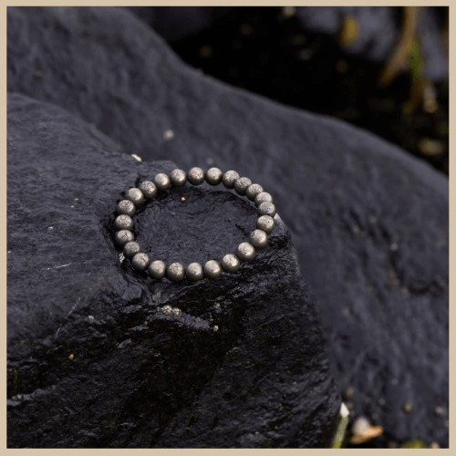 RIAS Magnet – Raw Pyrite Bracelet for Wealth & Willpower